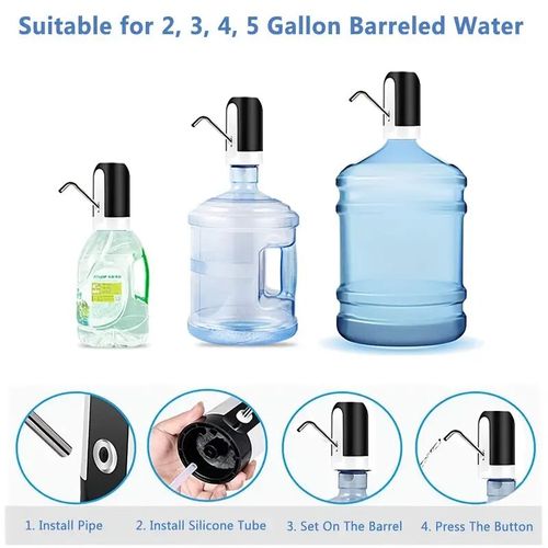 Electric Water Dispenser-Black/White