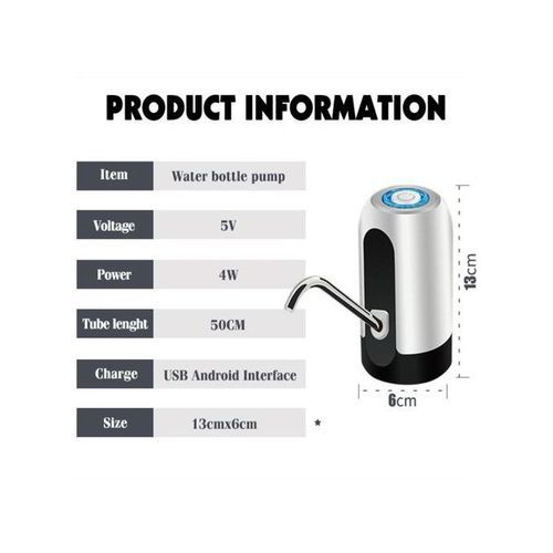 Electric Water Dispenser-White/Black