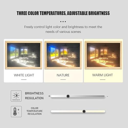 Empty Lighting Painting Decoration 3 Colors Night Light For Home