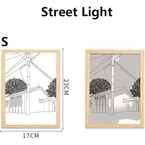 Empty Lighting Painting Decoration 3 Colors Night Light For Home