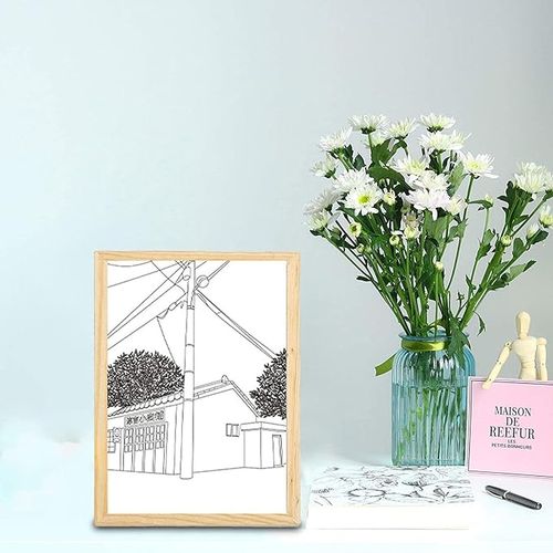 Empty Lighting Painting Decoration 3 Colors Night Light For Home