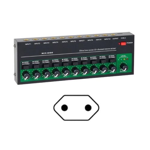 10 Channel Mixer Digital Stereo Live Broadcast Mixing Consoles for Stage