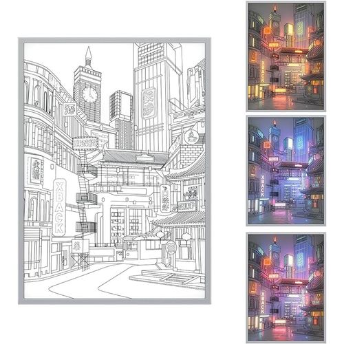 Light Up Painting 3 Modes Wall Lighting Decoration For Home