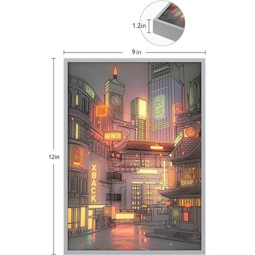 Light Up Painting 3 Modes Wall Lighting Decoration For Home
