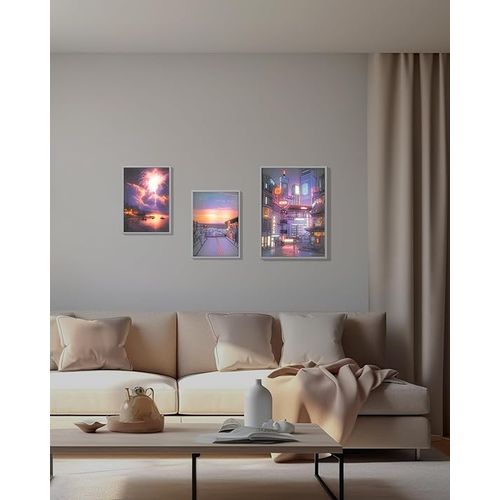 Light Up Painting 3 Modes Wall Lighting Decoration For Home