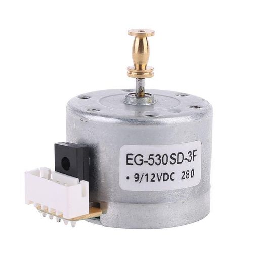 1PC EG530SD-3F DC5-12V 3-Speed 33/45/78 RPM Adjustable Metal Turntables Motor Copper Sleeve Motor for Turntable Record Player