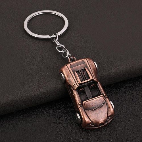 2024 Zinc Alloy Car Keychain Convertible Car Men's and Women's Creative Gift Keychain Pendant Korean Cute Ring-02_WHITE