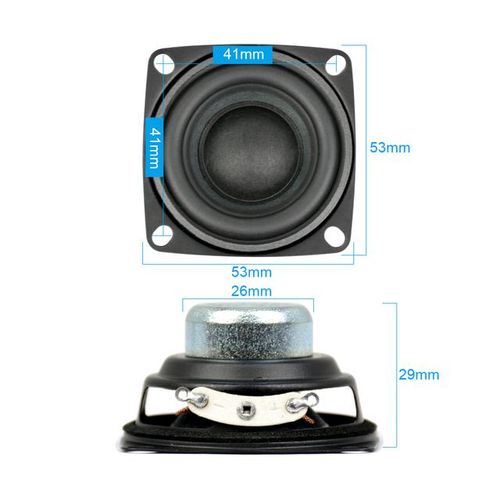 Aiyima 2pcs 2 Inch Portable Audio Speaker 4 8 Ohm 10w Full Rnage Sound Speaker Neodymium Magnetic Loudspeaker Diy Home Amplifier