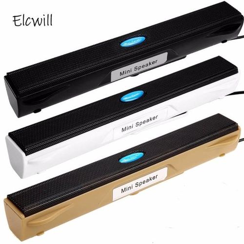 Hot Wired Usb Speaker Music Player Amplifier Loudspeaker Sound Box Bar For Computer Desk Pc Notebook Lap
