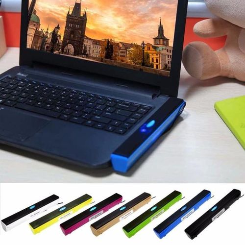 Hot Wired Usb Speaker Music Player Amplifier Loudspeaker Sound Box Bar For Computer Desk Pc Notebook Lap