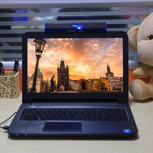 Hot Wired Usb Speaker Music Player Amplifier Loudspeaker Sound Box Bar For Computer Desk Pc Notebook Lap