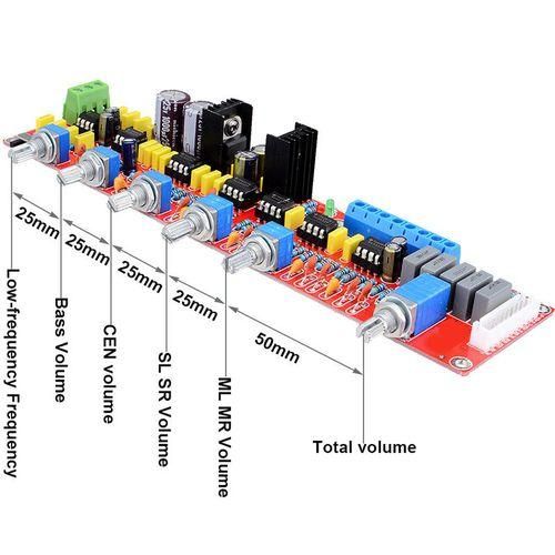 HIFI 5.1 Tone Board DIY Kits HIFI Amplifier Volume Tone Plate