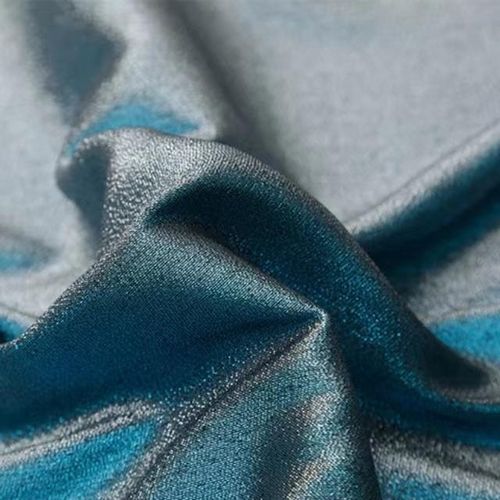 Unreal Color Flash Fabric Gorgeous Iridescent Jacquard Fabric Metallic Yarn Polyester Fabric Diy Clothing Bags