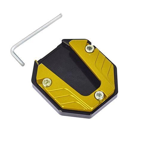 Motorbike Accessories Extension Foot Pad Support Plate Aluminum Alloy Motorcycle Bike Kickstand Extender Foot Side Stand