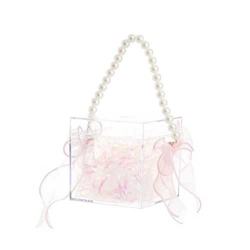 Wedding Gift Box Cube Tote Bag Decorative Case Party Favor
