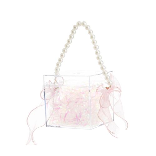 Wedding Gift Box Cube Tote Bag Decorative Case Party Favor