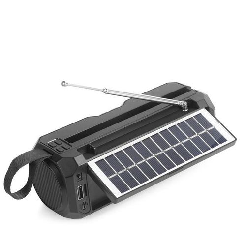 New Solar Bluetooth Speaker Outdoor Rechargeable Radio Broadcasting Card Small Speaker