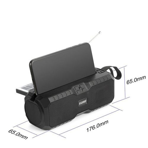 New Solar Bluetooth Speaker Outdoor Rechargeable Radio Broadcasting Card Small Speaker