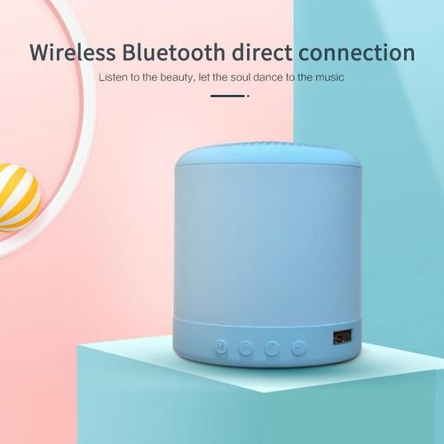 Mini Smart Speaker Portable Bluetooth-Compatiblefm Mp3 Speaker Recharge Music Subwoofer Stereo Portable Audio Speakers