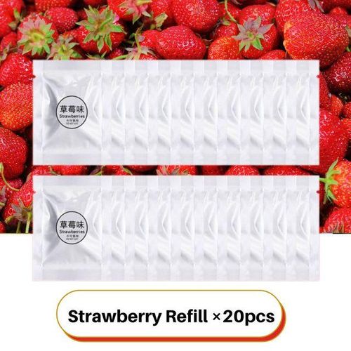 LED Air Freshener Propeller Car Air Purifier Diffuser Bear Pilot Car Air Freshener Refill Fragrance-Strawberry Refill_green