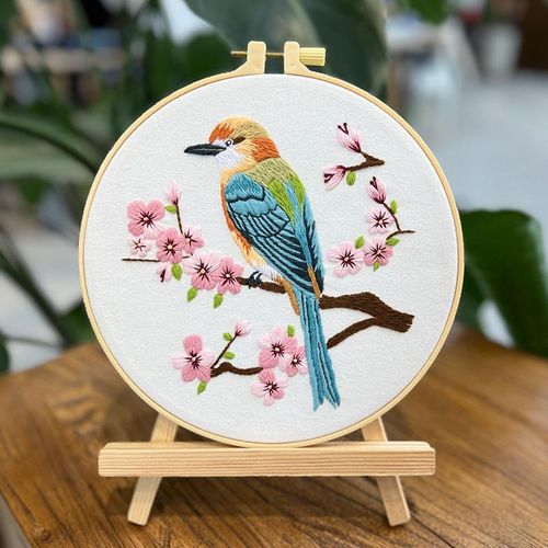 Diy Chinese Embroidery Kit Bird Flower Printed Pattern Cross Stitch Set Needlework Handmade Sewing Craft Painting Dropshipping