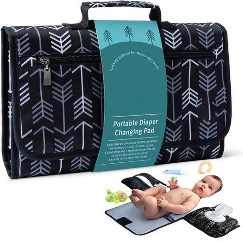 Baby Diaper Bag Changing Mat Portable Foldable Washable Compact Travel Nappy Organizer Waterproof Floor Outdoor Newborn Play