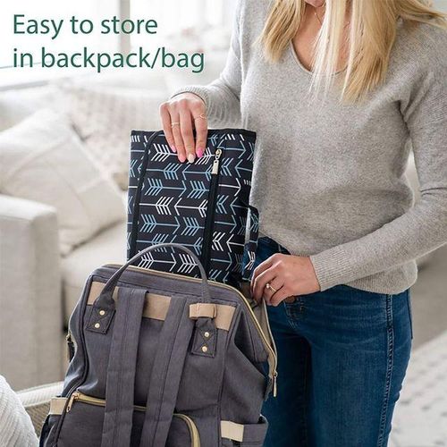 Baby Diaper Bag Changing Mat Portable Foldable Washable Compact Travel Nappy Organizer Waterproof Floor Outdoor Newborn Play
