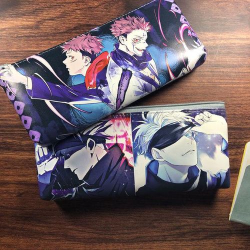 Jujutsu Kaisen Pencil Pouch Anime Pencil Cases Gojo Satoru Nanami Kento Pencil Bags Kawaii Bag Stationery Student School Supply