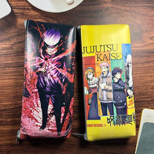 Jujutsu Kaisen Pencil Pouch Anime Pencil Cases Gojo Satoru Nanami Kento Pencil Bags Kawaii Bag Stationery Student School Supply