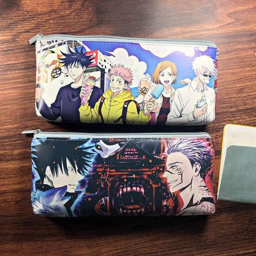 Jujutsu Kaisen Pencil Pouch Anime Pencil Cases Gojo Satoru Nanami Kento Pencil Bags Kawaii Bag Stationery Student School Supply
