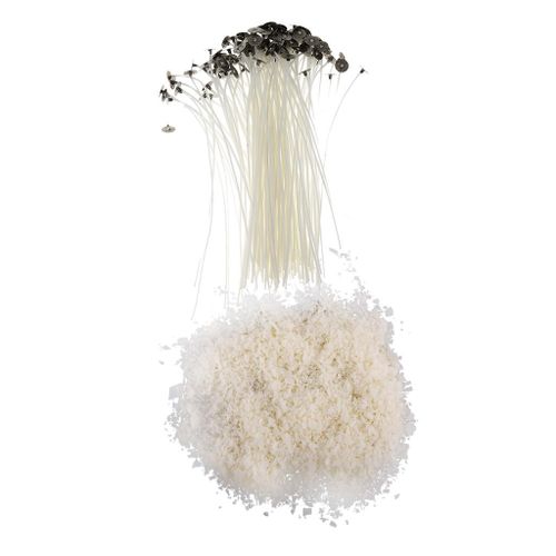 500G 100% SOY WAX FLAKES NO ADDITIVES + 15CM COTTON WAXED WICKS WITH
