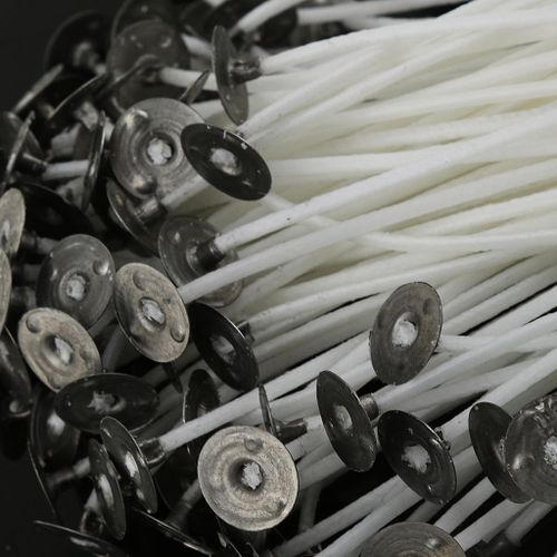 500G 100% SOY WAX FLAKES NO ADDITIVES + 15CM COTTON WAXED WICKS WITH