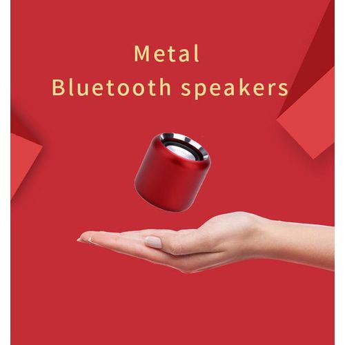 Portable Super Mini Bluetooth Speaker Car Wireless Stereo Soundbar Hi-Fi Bass Boombox Metal Subwoofer Wireless Speakers With Mic