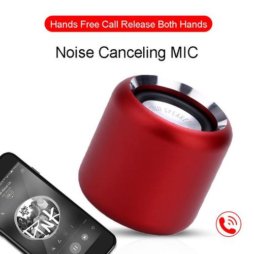 Portable Super Mini Bluetooth Speaker Car Wireless Stereo Soundbar Hi-Fi Bass Boombox Metal Subwoofer Wireless Speakers With Mic