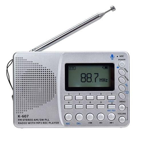 K607 Portable Radio AMFMSWTF Pocket Radio MP3 Digital