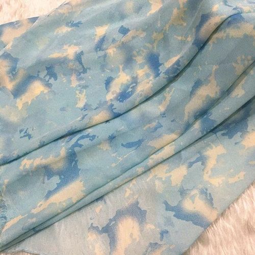 Chiffon Fabrics Breathable Soft Floral Clothing Materials Summer Draped Fairy Dress Needlework Accessories Handmade Diy Fabric