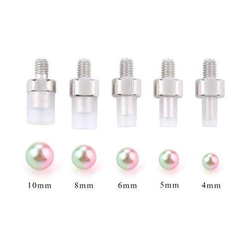 Pearl Setting Machine Manual Bead Rivet Setter Tool For Hat DIY Pink NO5112