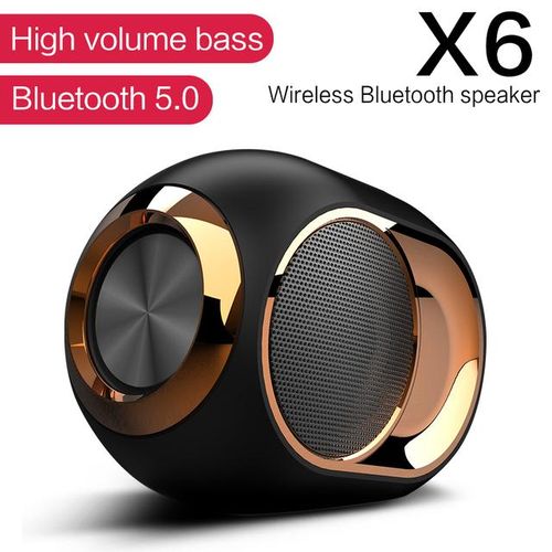 X6 Bluetooth 5.0 Speaker Tws Portable Wireless Loudspeakers For Phone Pc Waterproof Outdoor Stereo Music Support Tf Aux Usb Fm