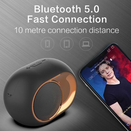 X6 Bluetooth 5.0 Speaker Tws Portable Wireless Loudspeakers For Phone Pc Waterproof Outdoor Stereo Music Support Tf Aux Usb Fm