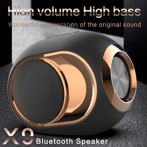 X6 Bluetooth 5.0 Speaker Tws Portable Wireless Loudspeakers For Phone Pc Waterproof Outdoor Stereo Music Support Tf Aux Usb Fm