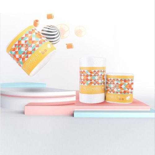 1 Roll Flushable Bamboo Baby Diaper Nappy Liner Biodegradable Bamboo Liner Cloth Baby Changing Mats Pads