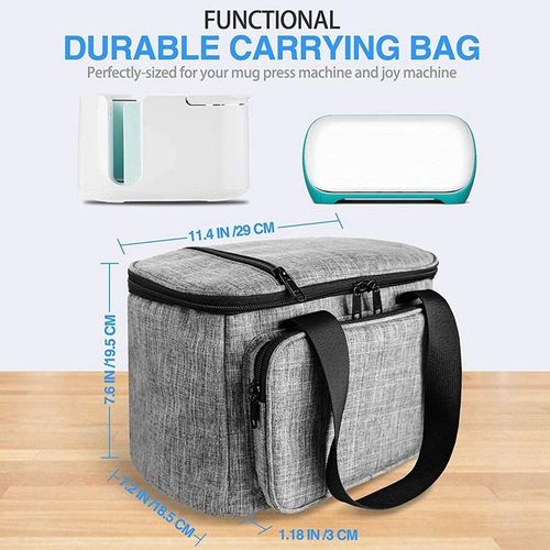 Carrying Case Compatible With Cricut Mug Press Machine, Portable Lightweight Travel Tote Bag For Machine,For Accessories
