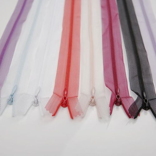 2-20pc 60cm Transparent Lace Tape Close-End Wedding Dress Diy Pillow Beddings Sew Textiles Clothing Close Clear Zipper