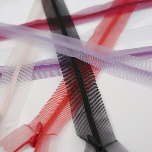 2-20pc 60cm Transparent Lace Tape Close-End Wedding Dress Diy Pillow Beddings Sew Textiles Clothing Close Clear Zipper