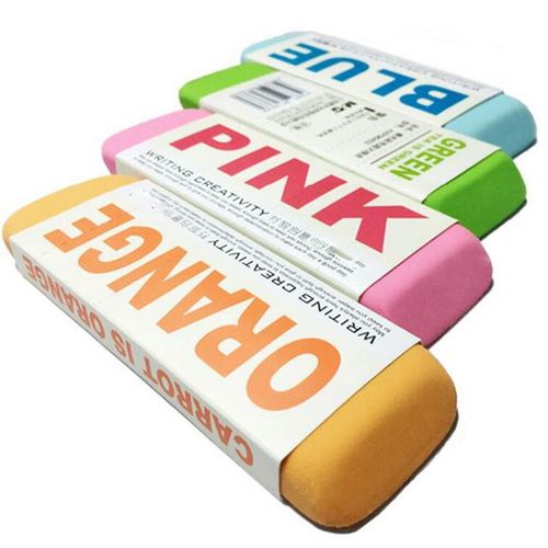 1 Pc Colorful Super Huge Resin Rubber Eraser For School Stationery Office Supplies