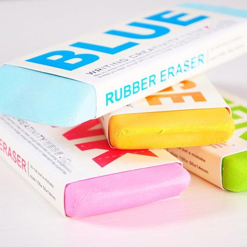 1 Pc Colorful Super Huge Resin Rubber Eraser For School Stationery Office Supplies