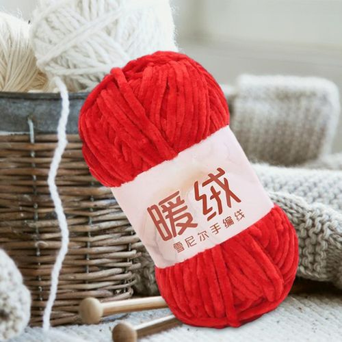 Velvet Yarn For Crocheting Chenille Yarn For Hand