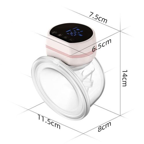 Wearable Electric Electric Breast Pump Invisible Hands Free Portable Integrated Breast Pump 24MM 3 Modes 9 Levels of Suction