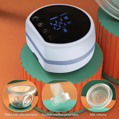 Wearable Electric Electric Breast Pump Invisible Hands Free Portable Integrated Breast Pump 24MM 3 Modes 9 Levels of Suction