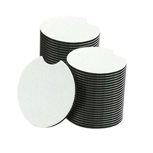 50 Pieces Sublimation Cup Coasters Blank Heat Transfer For Car